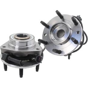 513188 مجموعة محمل محمل العجلات الأمامية مع ABS 6 استبدال Lug لـ Chevy SSR Trailblazer ، Buick Rainier ، GMC Envoy ، Isuzu Ascender ، Oldsmobile Bravada ، Saab 9-7x Hub
