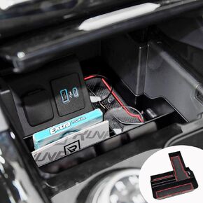 Center Console Organizer Tray Compatible with Ford Explorer 2024 2023 2022 2021 2020 Accessories, Armrest Organizer Tray Secondary Storage Box Middle Console Compartment
