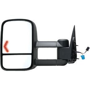 Fit System Passenger Side Towing Mirror for Escalade, Avalanche, Suburban, Tahoe, Yukon, Silverado, Sierra, Silverado/Sierra Classic, Arrow Signal, Foldaway, Power Heated