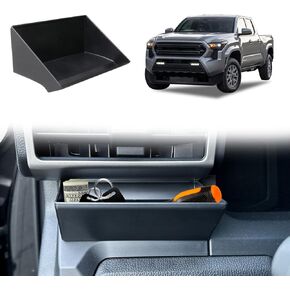 BESTAOO Car Storage Organizer for Toyota Tacoma, Driver Side Air Vent Storage Box Compatible with 2024 2025 Tacoma, Left Air Vent Storage Compartment, Functional & Stylish Car Interior Accessory