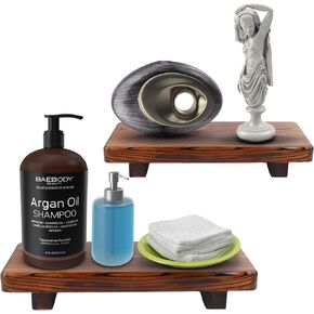 Wood Risers for Decor Display, Bathroom Counter Sink Decor (1 Pack)