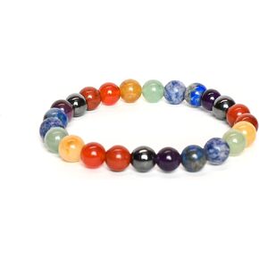 7 Chakra Bracelet - Handmade Healing Crystal & Gemstone Bracelet for Spiritual Balance, Positivity, Good Luck, Money & Prosperity | Unique Gift for Women/Mom loved ones