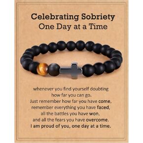 Sobriety Gifts for Men Women Anti Alcohol Bracelet