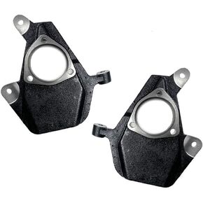2PCS 2" Front Drop Lowering Spindles Fit For 1999-2007 Chevy Silverado GMC Sierra 1500 For 1999-2006 GMC Yukon Tahoe For 2002-2006 Cadillac Escalade Suburban 2WD 4WD AWD