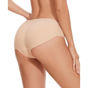Padded Underwear for Women Butt Lifter Panties Seamless Hip Enhancer Shapewear Underwear Tummy Control Boyshorts