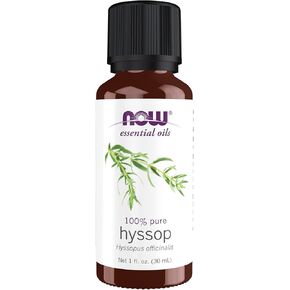 الآن الزيوت العطرية ، زيت Hyssop ، رائحة العطرية المتنقية ، البخار المقطر ، 100 ٪ نقية ، نبات نباتي ، مقاومة للأطفال ، 1 أونصة