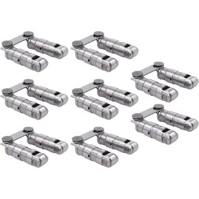 ApplianPar 8Pcs Hydraulic Roller Lifters and Link Bar Small Block Camshaft Kit for Chevy SBC 350 265 283 327 302 307 400 V8