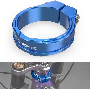 Black Reinforced Riser Clamps Compatible with Surron light bee X/S/ L1E CNC Machined Frame Clamp Compatible with Segway X160 X260 See Fitment