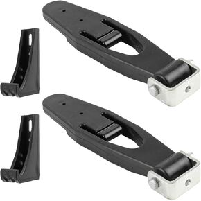 Pack of 2 HLK1035 Hood Latch Strap with Catch Bracket Kit Compatible with Kenworth T300 T600 T800 W900 1987-2010 Compatible with Peterbilt 357 367 377 378 379 1987-2007 L56-0001 23-13857