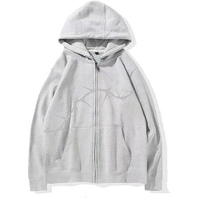 Y2K Zip Up Hoodies For Women and Men Vintage Sweatshirt Streetwear Sport Hip Hop couple Sets