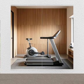 2 PCS Tempered Glass Home Gym Mirror 48 x 24 Inch (Each), Full Length Wall Mounted & Frameless Full Mirror for Gym, Yoga Studio, Dancing Studio