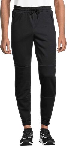 Men's Sweatpants with Zipper Pockets Tapered Fleece Joggers for Men Athletic Track Pants for Workout Jogging Running in Saudi Arabia