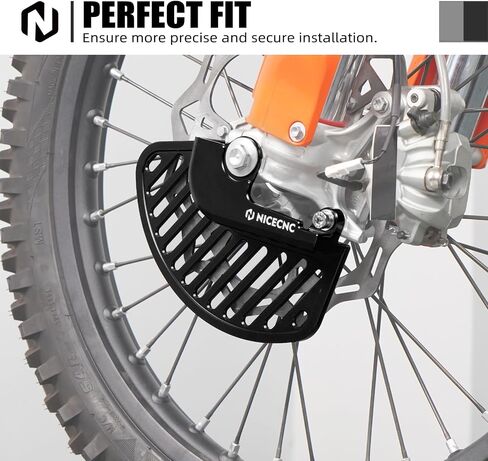 Black Front Disc Guard Compatible with Gas Gas EC250/300 2021-2024 EC350F 2021-2023 MC125 2021-2024 Brake Rotor Disc Protector Cover Compatible with KTM 125 SX 2015-2024 See Fitment in Saudi Arabia