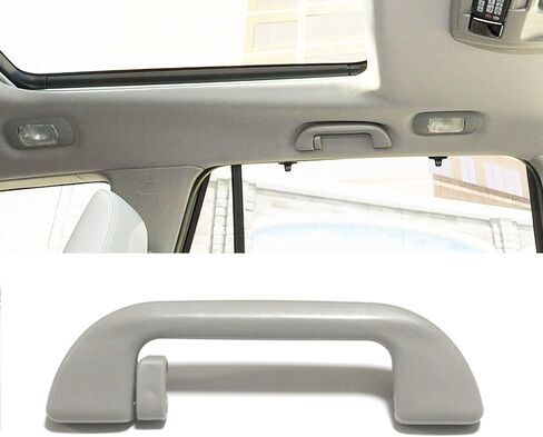 Automatic Roof Handle Grab Rail LH = RH for Honda Accord 09-23, Civic 06-22, CRV 07-22, Pilot 09-23, Fit 09-20, HRV, Insight, Odyssey, (Light Grey, 1Pcs) in Kuwait