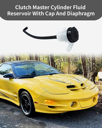 Hydraulic Clutch Master Cylinder Fluid Reservoir with Cap and Diaphragm Fits for Chevy Camaro 1998-2002 for Pontiac Firebird 1998-2002 3.8L V6 5.7L V8 Replaces 12570277 12561064 12565144 in Saudi Arabia
