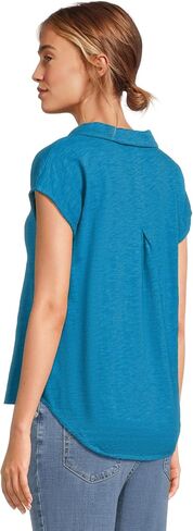 Women's Open Dolman Sleeve Polo Tee in Saudi Arabia