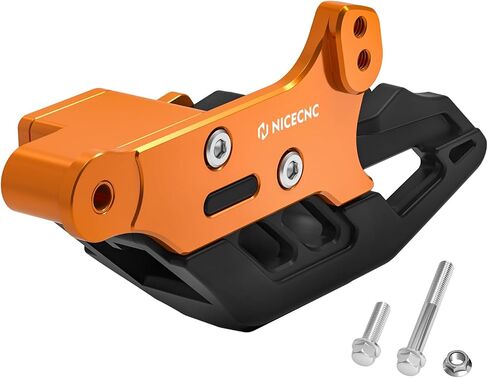 Black Aluminium Chain Guide Block Compatible with 690 Enduro/SMC R 2008-2024, Compatible with Husqvarna Enduro/Supermoto 701 2016-2024, Norden 901 2022 2023, Chain Guide Guard, See Fitment in Saudi Arabia