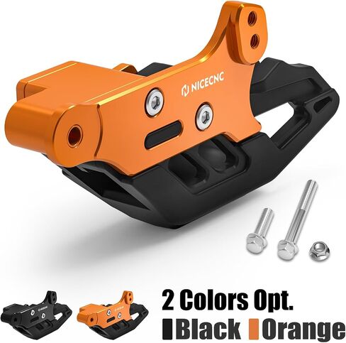 Black Aluminium Chain Guide Block Compatible with 690 Enduro/SMC R 2008-2024, Compatible with Husqvarna Enduro/Supermoto 701 2016-2024, Norden 901 2022 2023, Chain Guide Guard, See Fitment in Saudi Arabia