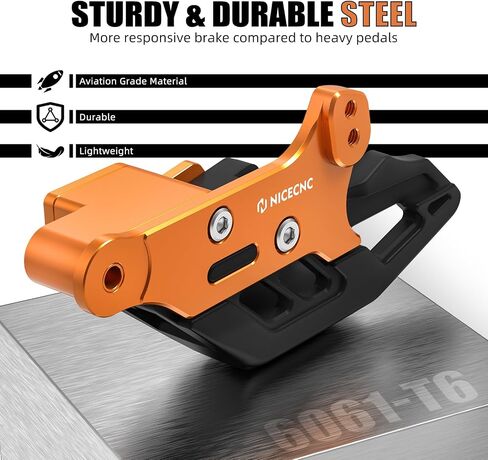 Black Aluminium Chain Guide Block Compatible with 690 Enduro/SMC R 2008-2024, Compatible with Husqvarna Enduro/Supermoto 701 2016-2024, Norden 901 2022 2023, Chain Guide Guard, See Fitment in Saudi Arabia