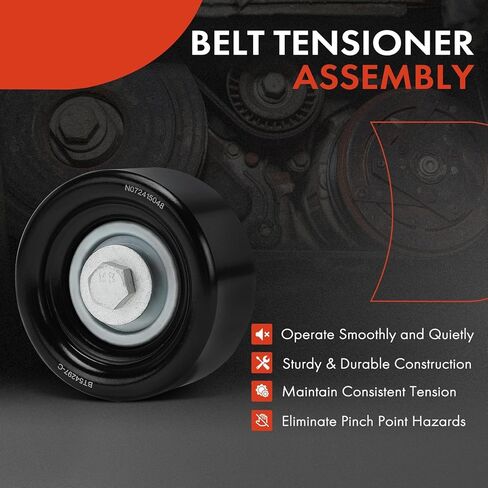 A-Premium Belt Idler Pulley متوافق مع Chevy Silverado 2500 3500 HD ، Express 2500 3500 & GMC Sierra 2500 3500 HD & Buick Lacrosse ، Regal & Cadillac Escalade ESV & SAAB 9-5 & Freightliner & Isuzu in Kuwait