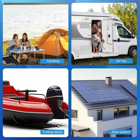 12V 6Ah LiFePO4 Battery, 12V Rechargeable Battery Deep Cycle 5000+, Built-in 6A BMS, Home Backup Power for Kids Ride on Toys, Power Wheels, Camping, Fish Finder and Small UPS in Saudi Arabia