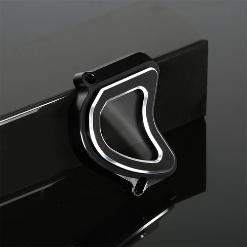 Compatible with Dax 125 ST125 Monkey 125 Trail 125 CT125 Super CUB C125 2018-2024 GROM 125 2022-2024 3D Engrave CNC Acrylic Transparent Front Sprocket Cover Guard Protective Shell (Black) in Kuwait