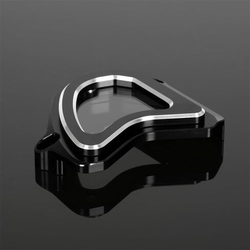 Compatible with Dax 125 ST125 Monkey 125 Trail 125 CT125 Super CUB C125 2018-2024 GROM 125 2022-2024 3D Engrave CNC Acrylic Transparent Front Sprocket Cover Guard Protective Shell (Black) in Kuwait