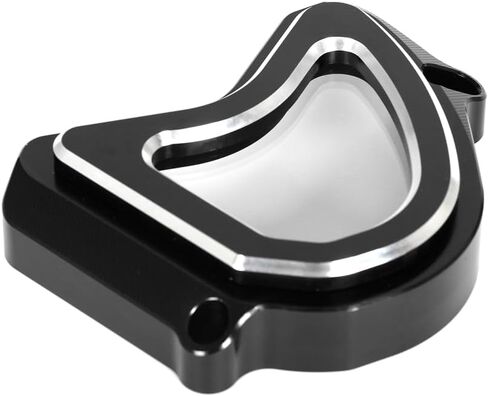 Compatible with Dax 125 ST125 Monkey 125 Trail 125 CT125 Super CUB C125 2018-2024 GROM 125 2022-2024 3D Engrave CNC Acrylic Transparent Front Sprocket Cover Guard Protective Shell (Black) in Kuwait