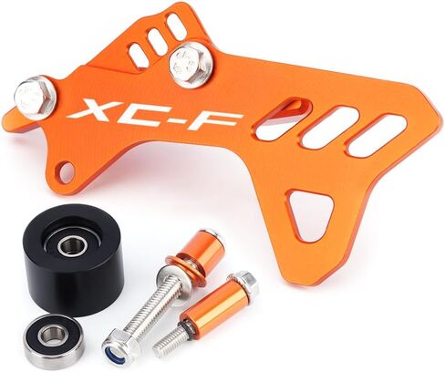 Front Sprocket Cover Chain Guard Compatible with 250 350 SXF XC-F 2016-2021 | Case Saver SXF XCF Accessories (SXF-Orange) in Saudi Arabia