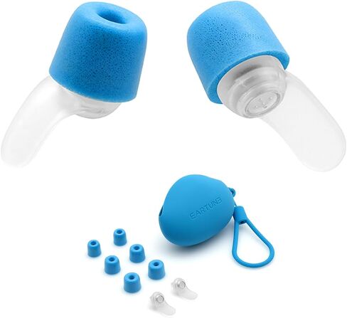 Live Foam Ear Plugs - Ultra Comfortable Memory Foam, Hi-Fi Sound, 23dB Noise Reduction, Color-Matching Case, Hearing Protection for Concerts,Festivals,Musicians,Sports,Motorcycle [Ash Purple] in Kuwait