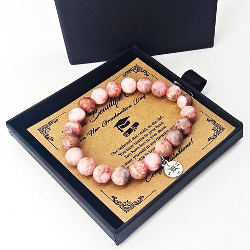 Graduation Gifts for Her,Graduation Bracelets Inspirational Compass Bracelet Class of 2025 Graduate Gifts Middle School High School College Bachelor Master for Women Daughter Friends in Kuwait