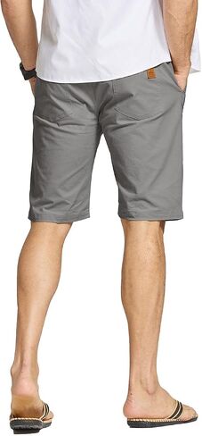 JustSun Mens Shorts Casual Classic Fit Summer Beach Shorts with Elastic Waist and Pockets in Saudi Arabia