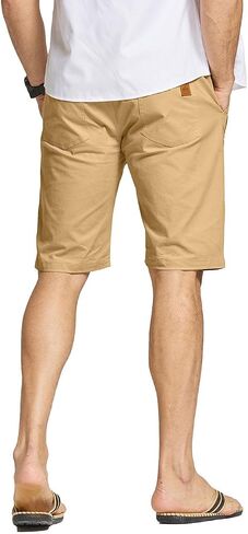 JustSun Mens Shorts Casual Classic Fit Summer Beach Shorts with Elastic Waist and Pockets in Saudi Arabia