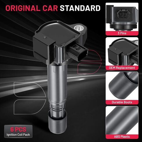 BDFHYK 4 Ignition Coil Pack UF749 and 4 Iridium Spark Plug 93501 Compatible with Honda Civic Fit l4 1.5L 2.0L 2015 2016 2017 2018 2019 2020 Coil for CM11121A 305205RO013 305205RO003 LKAR7BIX-11S in Saudi Arabia