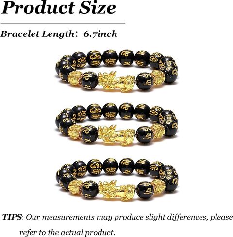 Long tiantian Feng Shui Bracelet Pixiu Bracelet for Women Feng Shui Bracelets for Good Luck and Wealth Bracelet Feng Shui Black Obsidian Bracelet Jewelry Gifts in Kuwait