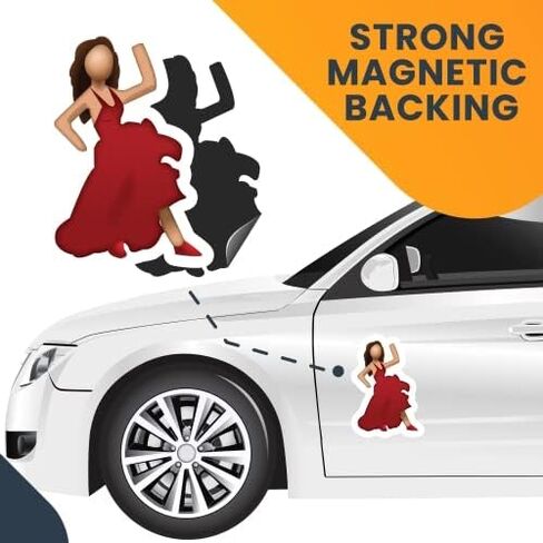 Magnet Me Up Thumbs Up Hand Emoticon Magnet Decal, 5 Inch, Cute Self-Expression Decorative Magnet for Car, Truck, SUV, Or Any Other Magnetic Surface in Kuwait