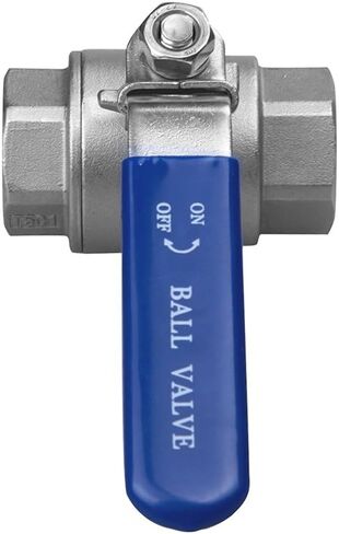 1/2 inch NPT, 304 Stainless Steel 2PC Ball Valve - Full Port, 1000 WOG for Water, Oil, and Gas Without Locking Handle in Saudi Arabia