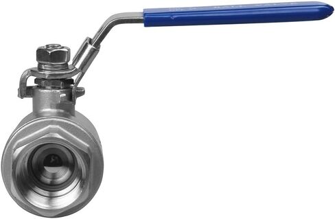 1/2 inch NPT, 304 Stainless Steel 2PC Ball Valve - Full Port, 1000 WOG for Water, Oil, and Gas Without Locking Handle in Saudi Arabia