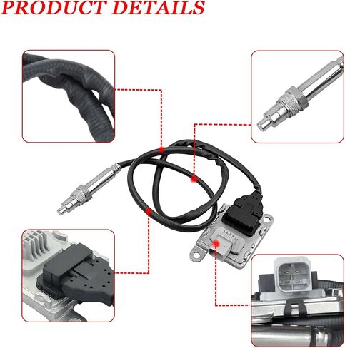 68210084AA 5WK96742B Inlet NOx Sensor for Dodge Ram 2500/3500/4500/5500 6.7L Diesel 2013-2018, Upstream Inlet Nitrogen Oxide Sensor Replaces 4326873 904-6030 904-6011 in Saudi Arabia