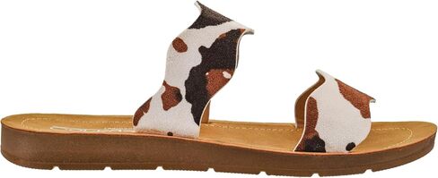 Corkys Footwear Women's Wishy Washy Two Strap Sandal - تصميم حزام عصري وأنيق ، وصندل صيفي مريح ، وخفيف الوزن ، وصيف متين للأزياء متعددة الاستخدامات in Kuwait