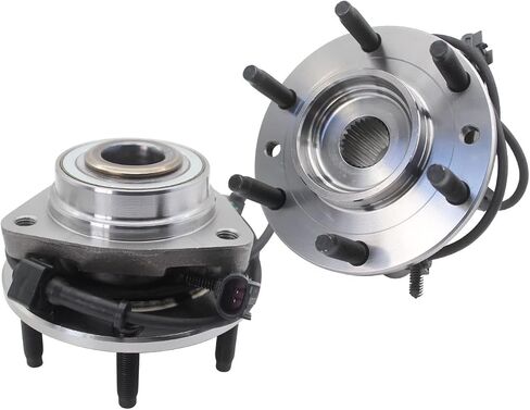 513188 Front Wheel Hub Bearing Assembly w/ABS 6 Lug Replacement for Chevy SSR Trailblazer, Buick Rainier, GMC Envoy, Isuzu Ascender, Oldsmobile Bravada, Saab 9-7X Wheel Hub in Kuwait