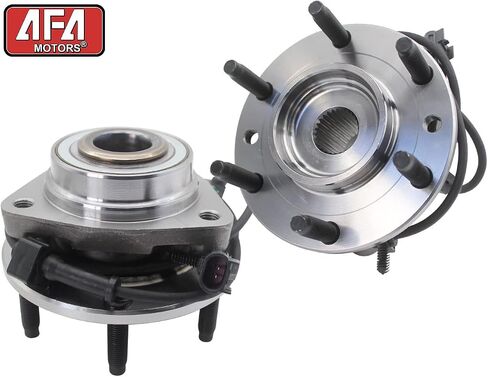 513188 Front Wheel Hub Bearing Assembly w/ABS 6 Lug Replacement for Chevy SSR Trailblazer, Buick Rainier, GMC Envoy, Isuzu Ascender, Oldsmobile Bravada, Saab 9-7X Wheel Hub in Kuwait