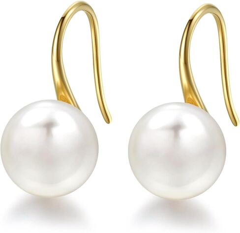925 Sterling Silver Freshwater Cultured Handpicked AAA+ Quality Pearl Drop Earring for Women in Saudi Arabia