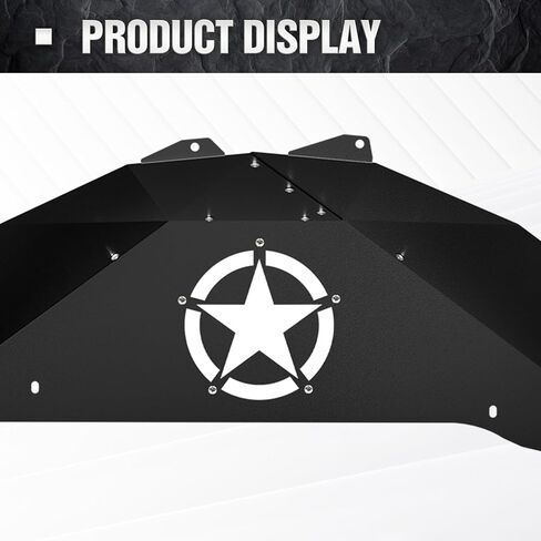 for Wrangler JK Rear Inner Fender Liners Back Wheel Well Cover Compatible with 2007-2018 Jeep Wrangler JK & JKU Unlimited 2/4 Doors, Lightning Style Steel Mud Guards Fender Flare Liners (2 PCS) in Kuwait