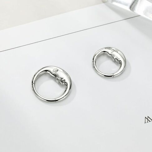 funlmo 16g القمر الهلال وجه الحاجز حلقة الأنف خاتم daith مجوهرات 316L من الصلب الجراحي الحاجز المجوهرات in Saudi Arabia
