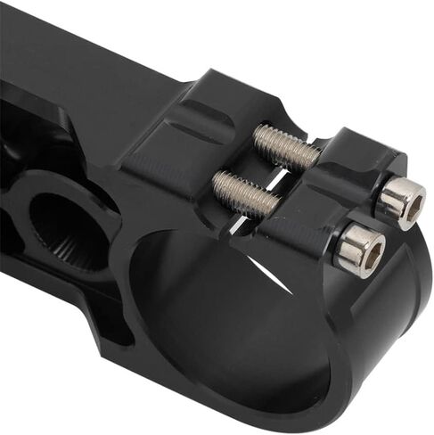 JFG RACING Motorcycle Triple Tree Clamp for DRZ400SM,CNC Fork Clamp Handlebar Steering Stem Bar Mount for DRZ400SM/DRZ 400SM 2005-2019-Black in Saudi Arabia