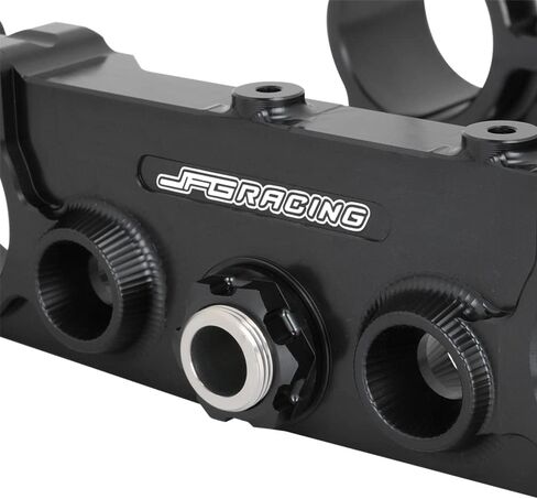 JFG RACING Motorcycle Triple Tree Clamp for DRZ400SM,CNC Fork Clamp Handlebar Steering Stem Bar Mount for DRZ400SM/DRZ 400SM 2005-2019-Black in Saudi Arabia
