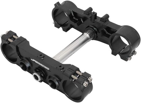 JFG RACING Motorcycle Triple Tree Clamp for DRZ400SM,CNC Fork Clamp Handlebar Steering Stem Bar Mount for DRZ400SM/DRZ 400SM 2005-2019-Black in Saudi Arabia