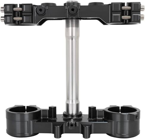 JFG RACING Motorcycle Triple Tree Clamp for DRZ400SM,CNC Fork Clamp Handlebar Steering Stem Bar Mount for DRZ400SM/DRZ 400SM 2005-2019-Black in Saudi Arabia