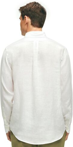 Brooks Brothers Men's Irish Linen Long Sleeve Sport Shirt in Saudi Arabia